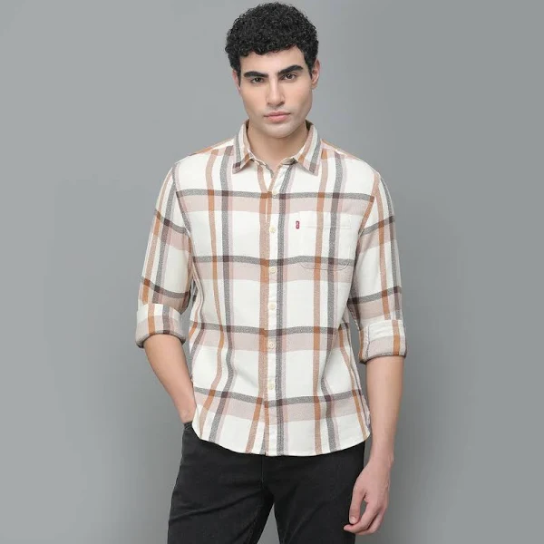 Men's Checkered Slim Fit Shirt