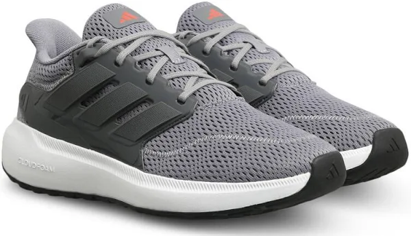 Adidas Men Running Shoes Grey Size - 8