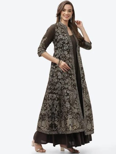 Polyester Straight Fit Kurta